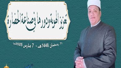 خطبة الجمعة القادمة : تعزيز الهوية ودورها في صناعة الحضارة ، للدكتور محمد داود، للدكتـــــور/ محمـد حســــن داود-  الشيخ محمد حسن داود ، بتاريخ: (7 رمضان 1446هـ - 7 مارس 2025م)